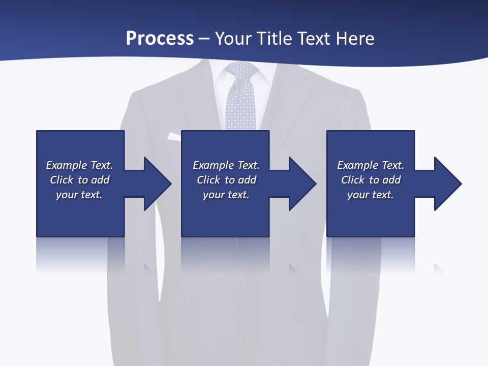 A Suit And Tie On A Mannequin PowerPoint Template