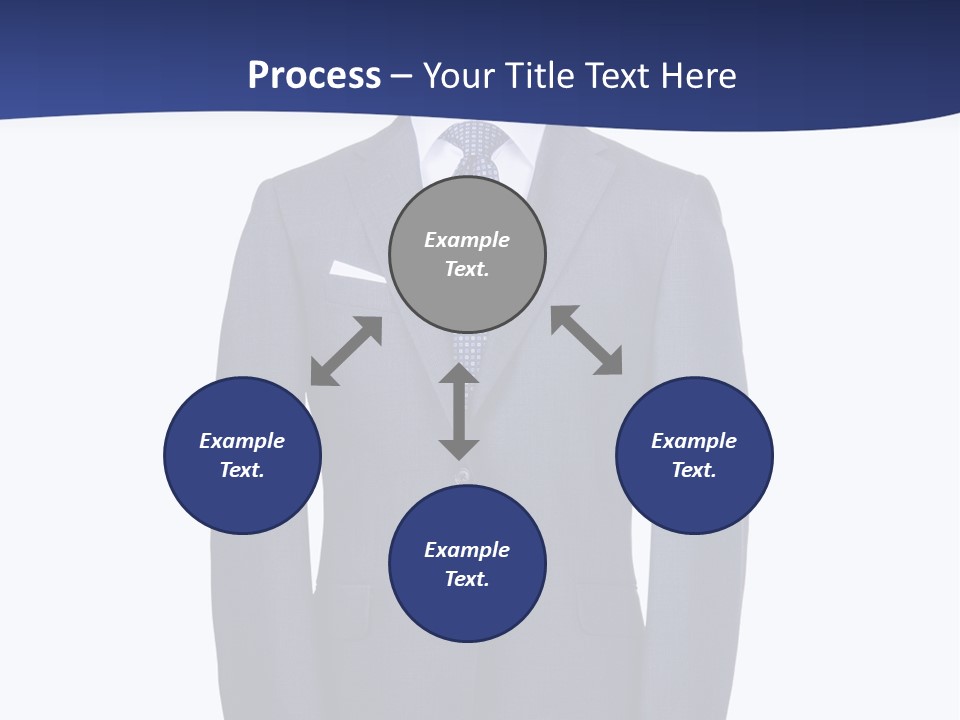 A Suit And Tie On A Mannequin PowerPoint Template