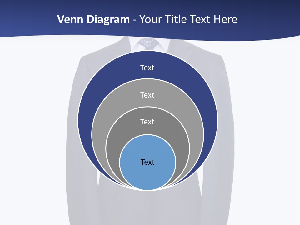 A Suit And Tie On A Mannequin PowerPoint Template