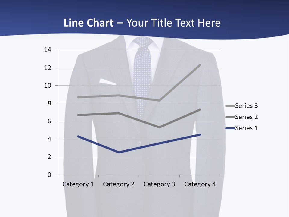 A Suit And Tie On A Mannequin PowerPoint Template