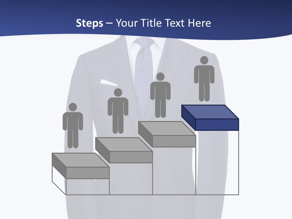 A Suit And Tie On A Mannequin PowerPoint Template