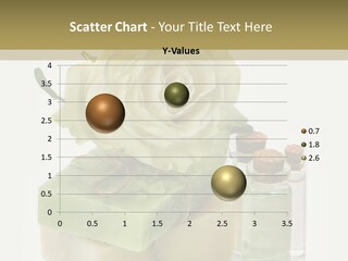 A Soap Bar With A Rose On Top Of It PowerPoint Template