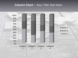 A Group Of Pieces Of A Puzzle On A Wooden Table PowerPoint Template