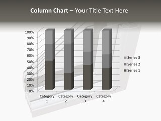 A White Window Frame With A Clear Glass PowerPoint Template