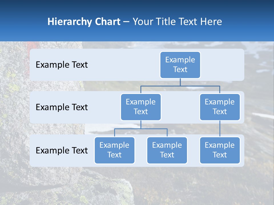 A Large Rock With A Red Cross Painted On It PowerPoint Template
