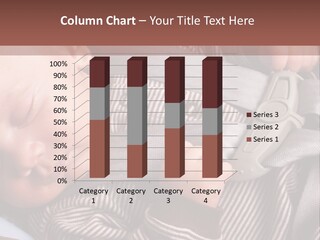 A Baby Is Sleeping In A Car Seat PowerPoint Template