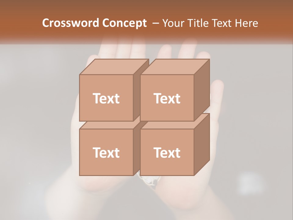 A Person Holding A Heart Shaped Object In Their Hands PowerPoint Template