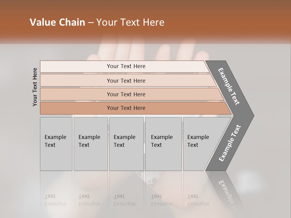 A Person Holding A Heart Shaped Object In Their Hands PowerPoint Template