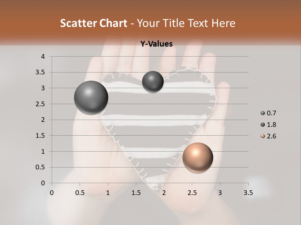 A Person Holding A Heart Shaped Object In Their Hands PowerPoint Template