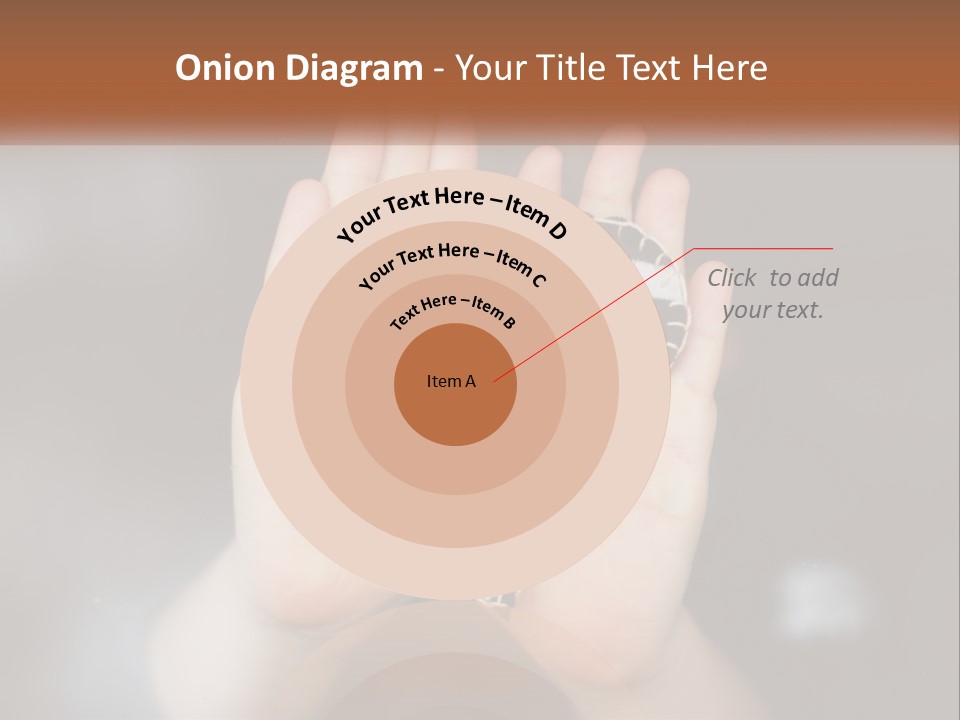 A Person Holding A Heart Shaped Object In Their Hands PowerPoint Template