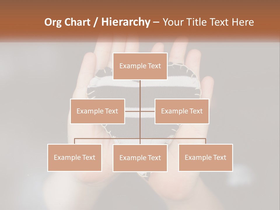A Person Holding A Heart Shaped Object In Their Hands PowerPoint Template