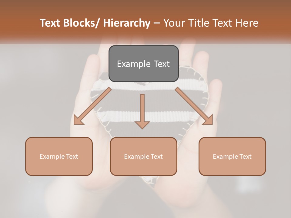 A Person Holding A Heart Shaped Object In Their Hands PowerPoint Template