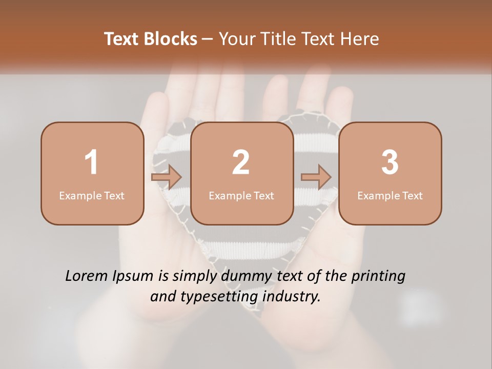 A Person Holding A Heart Shaped Object In Their Hands PowerPoint Template