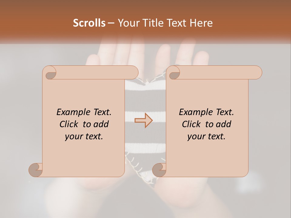 A Person Holding A Heart Shaped Object In Their Hands PowerPoint Template