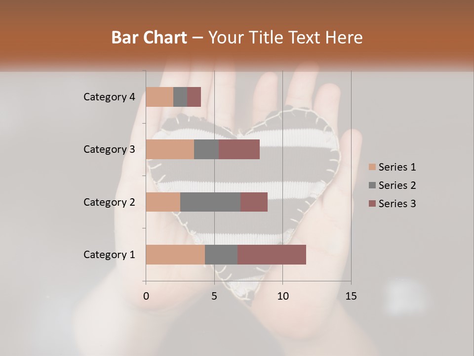 A Person Holding A Heart Shaped Object In Their Hands PowerPoint Template