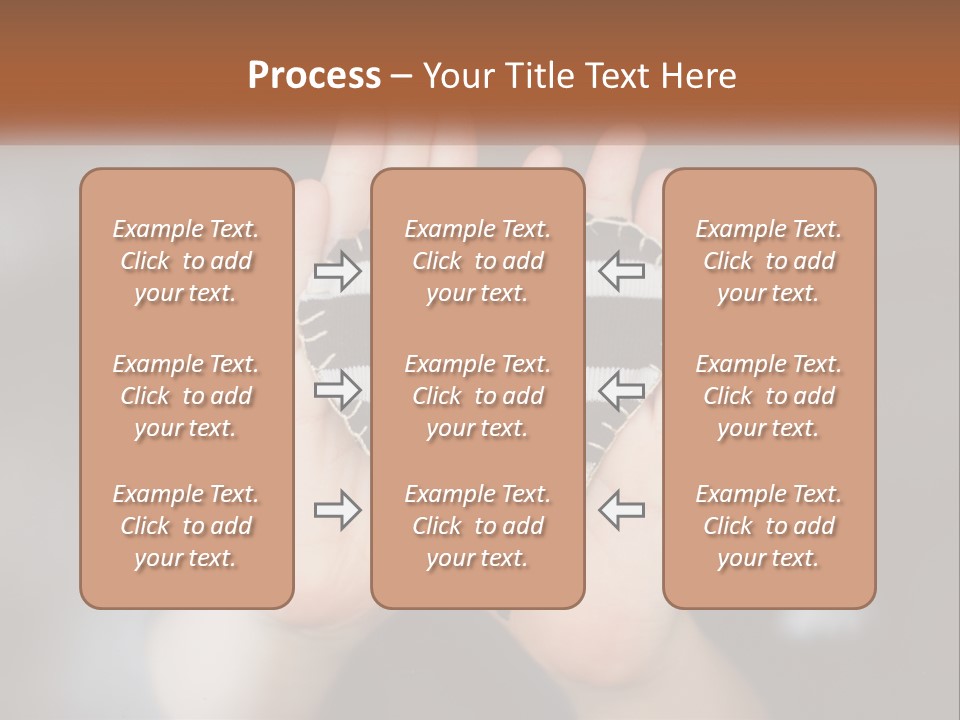 A Person Holding A Heart Shaped Object In Their Hands PowerPoint Template