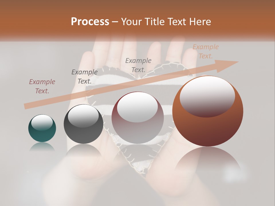 A Person Holding A Heart Shaped Object In Their Hands PowerPoint Template