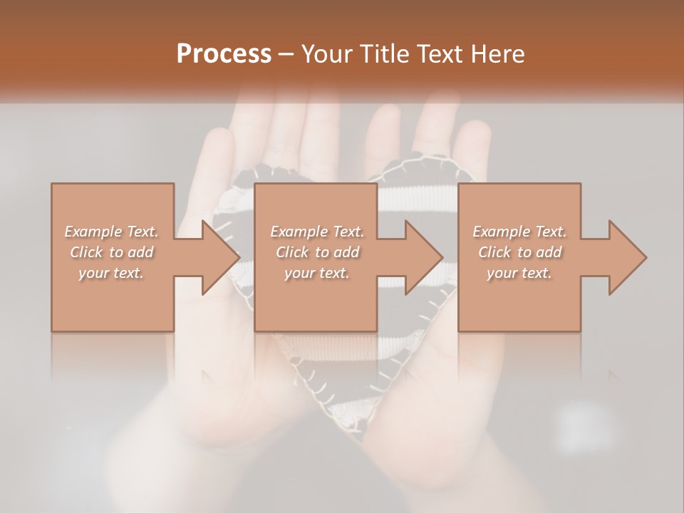 A Person Holding A Heart Shaped Object In Their Hands PowerPoint Template