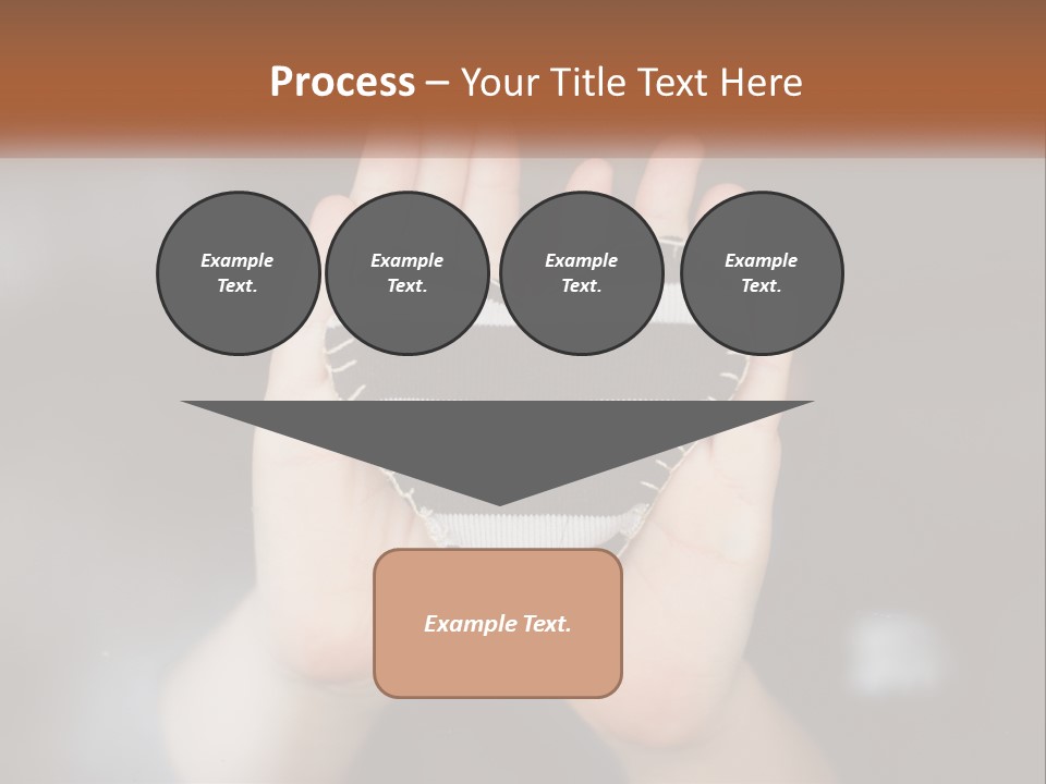 A Person Holding A Heart Shaped Object In Their Hands PowerPoint Template