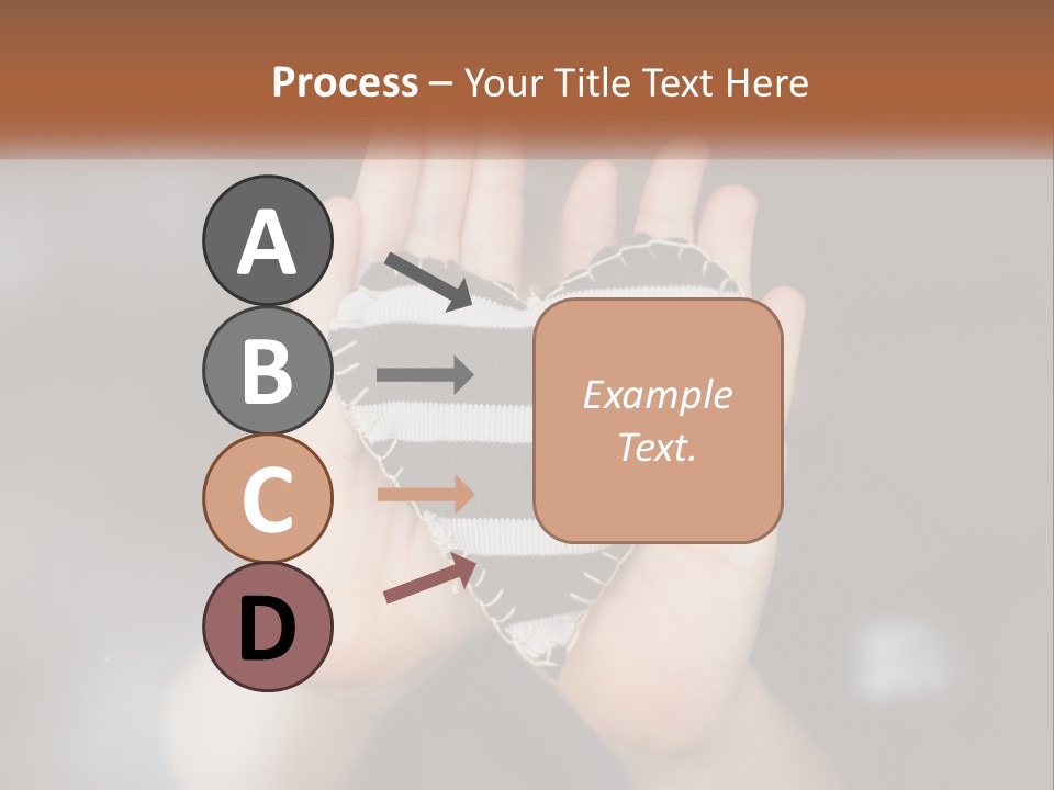 A Person Holding A Heart Shaped Object In Their Hands PowerPoint Template