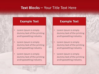 A Stop Light On A Snowy Road With Trees In The Background PowerPoint Template