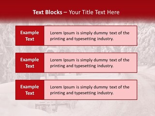A Stop Light On A Snowy Road With Trees In The Background PowerPoint Template
