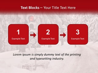 A Stop Light On A Snowy Road With Trees In The Background PowerPoint Template