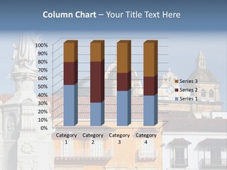 A Statue Of Jesus On Top Of A Building PowerPoint Template