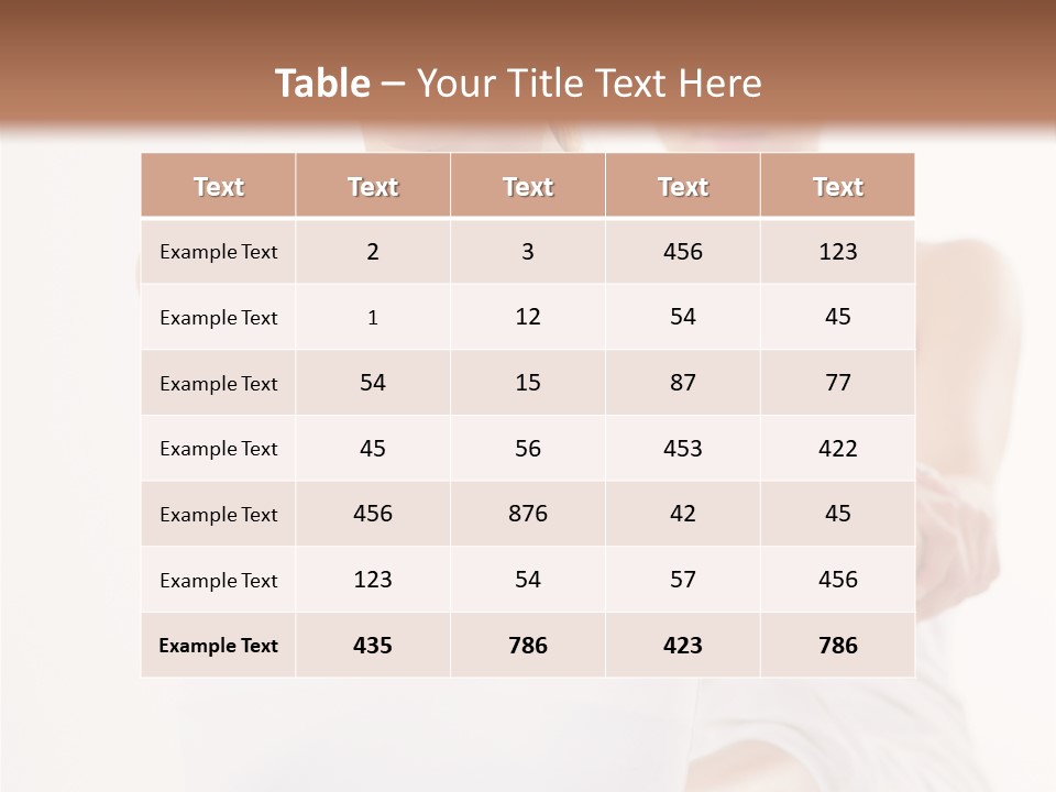 A Woman In A White Tank Top Is Doing Yoga PowerPoint Template