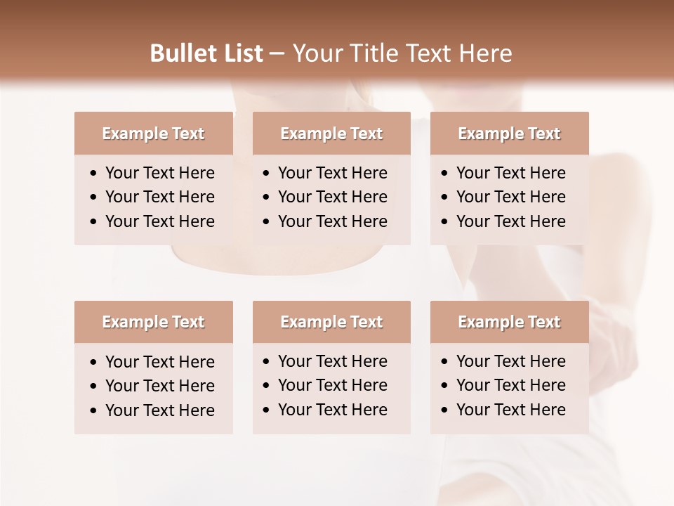 A Woman In A White Tank Top Is Doing Yoga PowerPoint Template