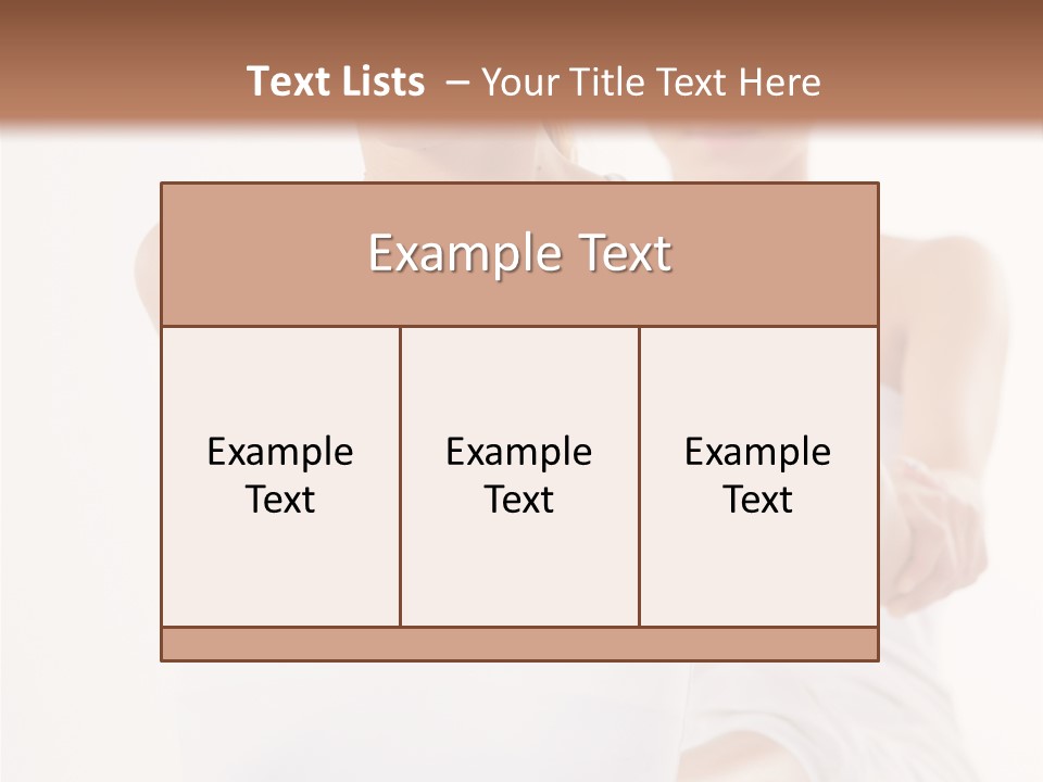 A Woman In A White Tank Top Is Doing Yoga PowerPoint Template
