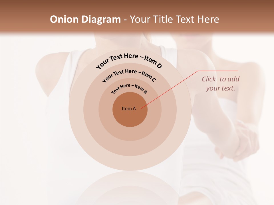 A Woman In A White Tank Top Is Doing Yoga PowerPoint Template