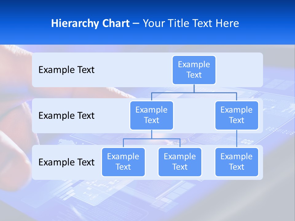 A Person Using A Tablet With A Finger On It PowerPoint Template