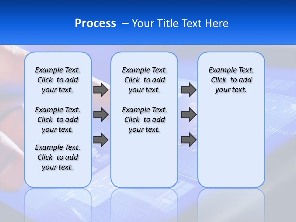 A Person Using A Tablet With A Finger On It PowerPoint Template