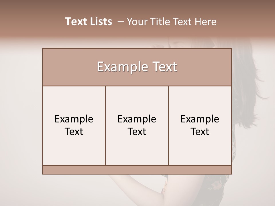 A Girl Holding A Heart With A Knife In Her Hand PowerPoint Template