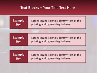 A Row Of Shopping Carts With Red Handles PowerPoint Template