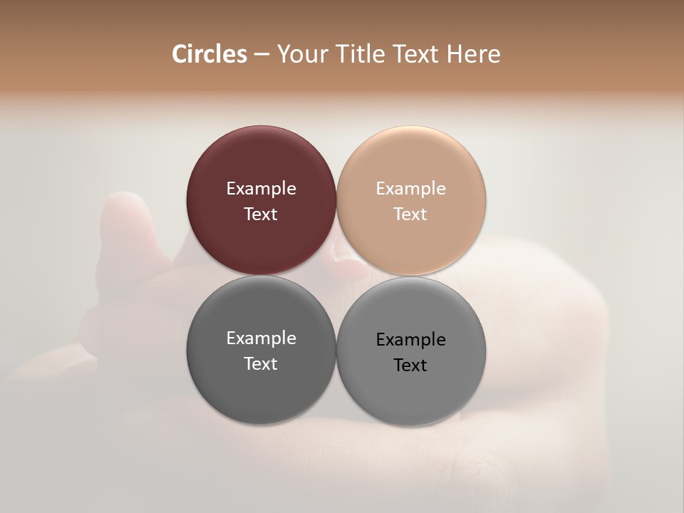 A Person Holding A Baby's Hand With The Words Name Of Presentation On It PowerPoint Template