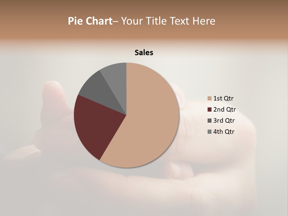 A Person Holding A Baby's Hand With The Words Name Of Presentation On It PowerPoint Template