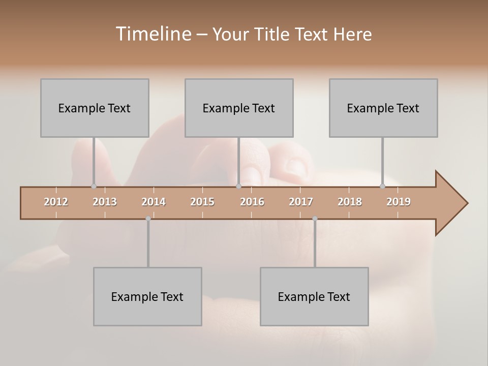 A Person Holding A Baby's Hand With The Words Name Of Presentation On It PowerPoint Template