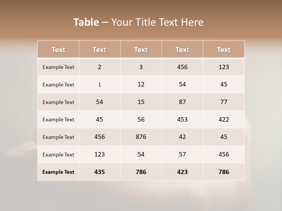 A Person Holding A Baby's Hand With The Words Name Of Presentation On It PowerPoint Template