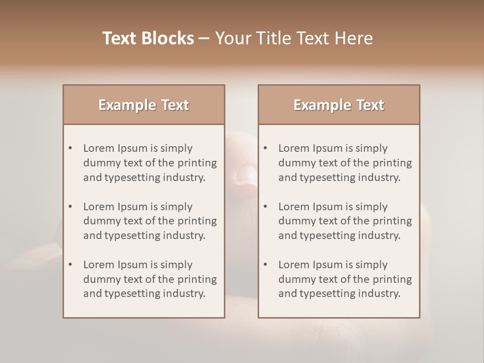 A Person Holding A Baby's Hand With The Words Name Of Presentation On It PowerPoint Template