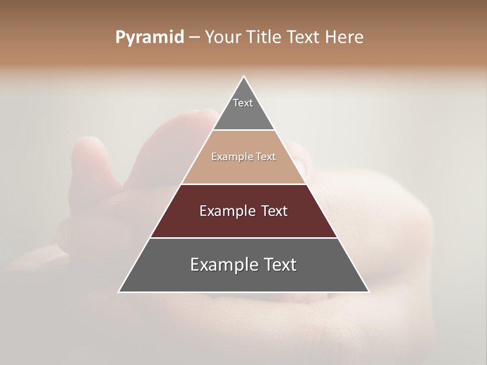 A Person Holding A Baby's Hand With The Words Name Of Presentation On It PowerPoint Template