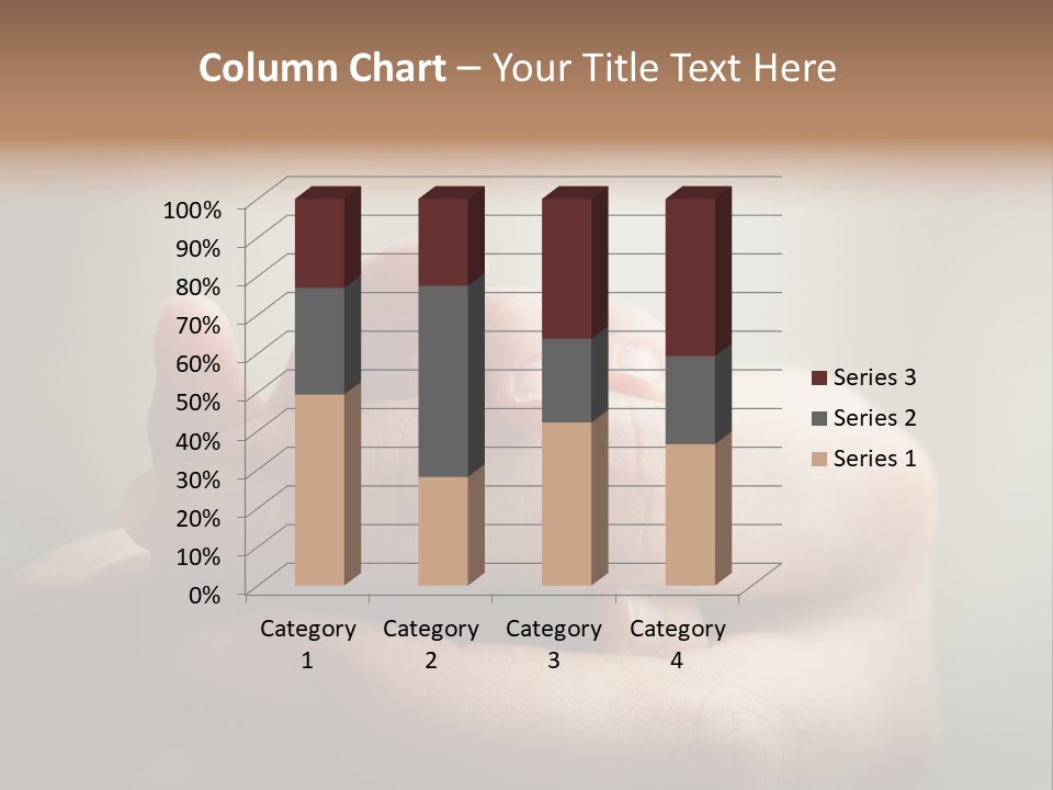 A Person Holding A Baby's Hand With The Words Name Of Presentation On It PowerPoint Template