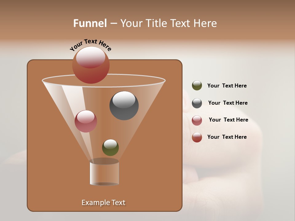 A Person Holding A Baby's Hand With The Words Name Of Presentation On It PowerPoint Template