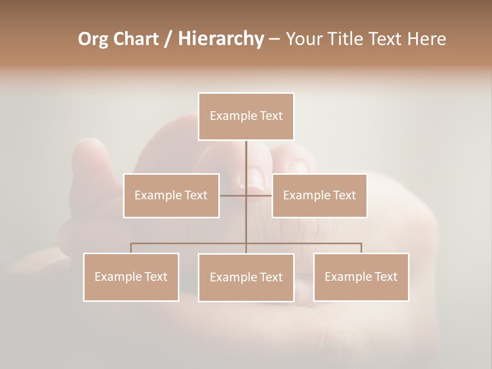 A Person Holding A Baby's Hand With The Words Name Of Presentation On It PowerPoint Template