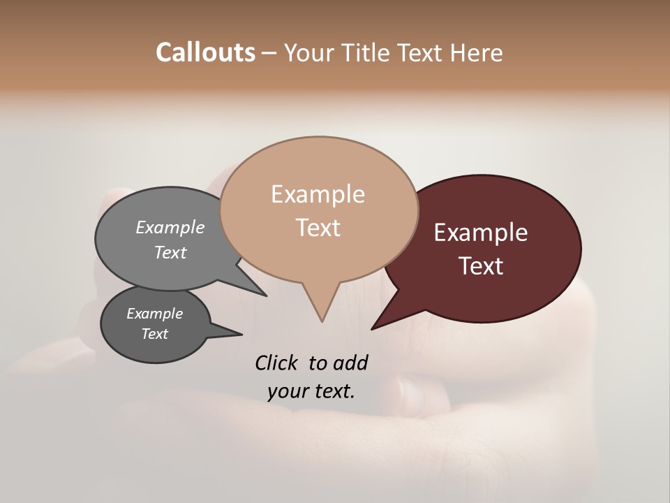 A Person Holding A Baby's Hand With The Words Name Of Presentation On It PowerPoint Template