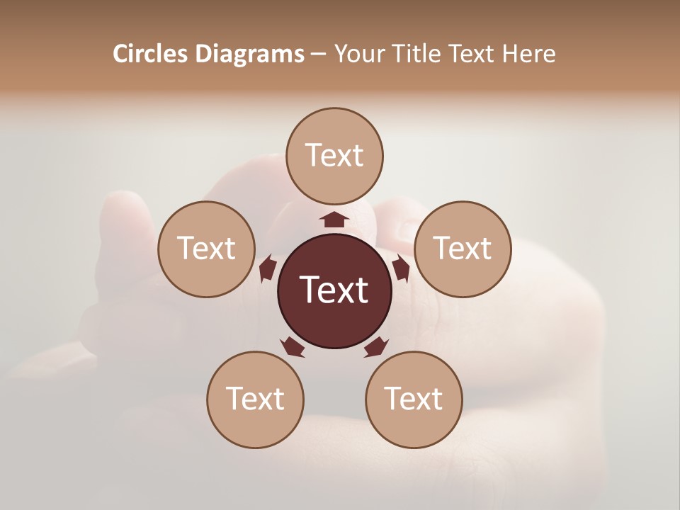 A Person Holding A Baby's Hand With The Words Name Of Presentation On It PowerPoint Template