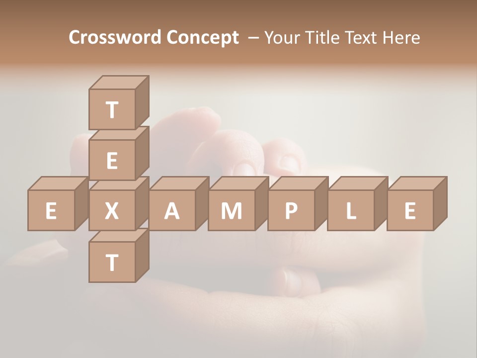 A Person Holding A Baby's Hand With The Words Name Of Presentation On It PowerPoint Template