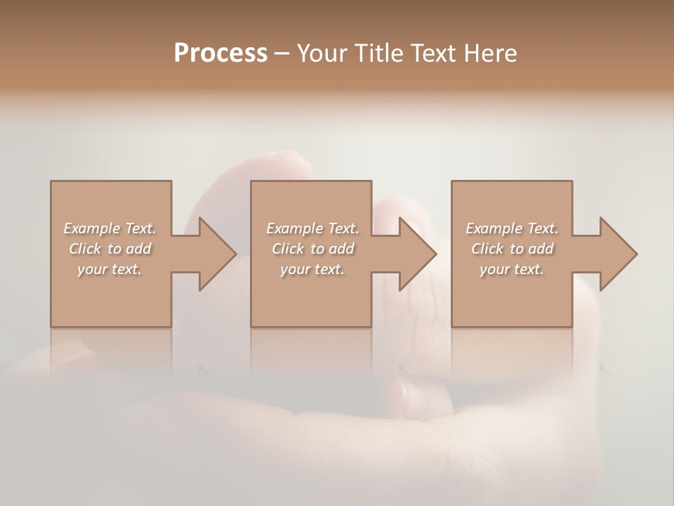 A Person Holding A Baby's Hand With The Words Name Of Presentation On It PowerPoint Template