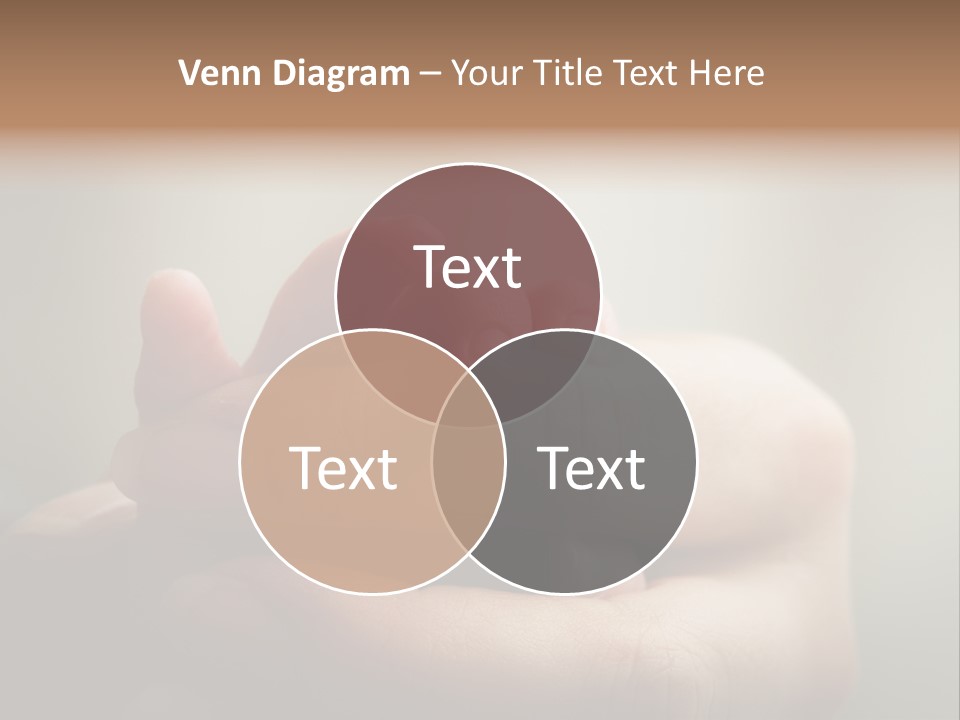 A Person Holding A Baby's Hand With The Words Name Of Presentation On It PowerPoint Template